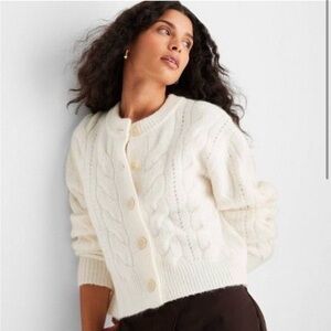 Women's Long Sleeve Mohair Cardigan - Future Collective with Reese Blutstei 1X